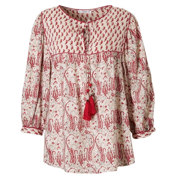 Size- S, MNG all over print blouse - Picture 4 of 4